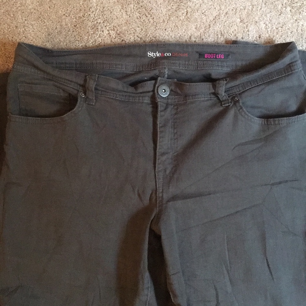 Grey Denim Boot cut Pants!